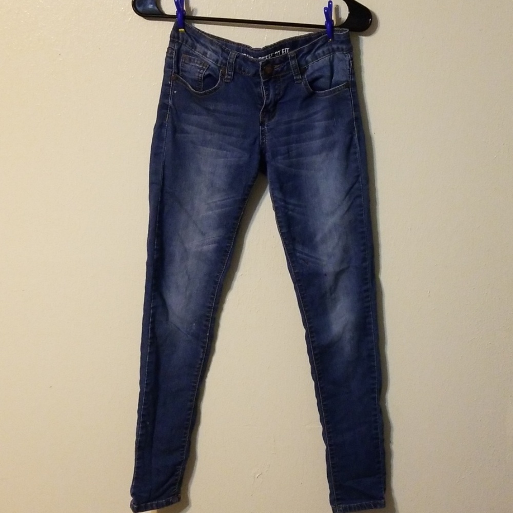 Girls blue jeans